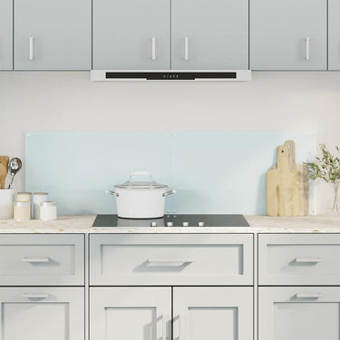 Vidaxl spatschermen keuken 2 st 70x50 cm gehard glas wit