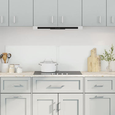 Vidaxl spatschermen keuken 2 st 80x50 cm gehard glas transparant
