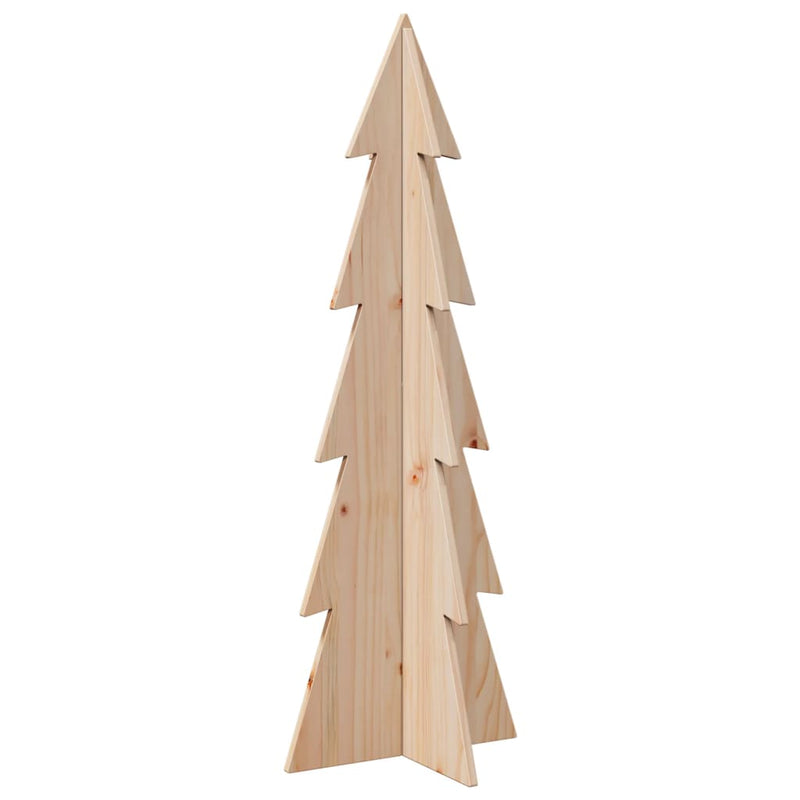 Load image into Gallery viewer, Vidaxl kerstdecoratie kerstboom 112 cm massief grenenhout
