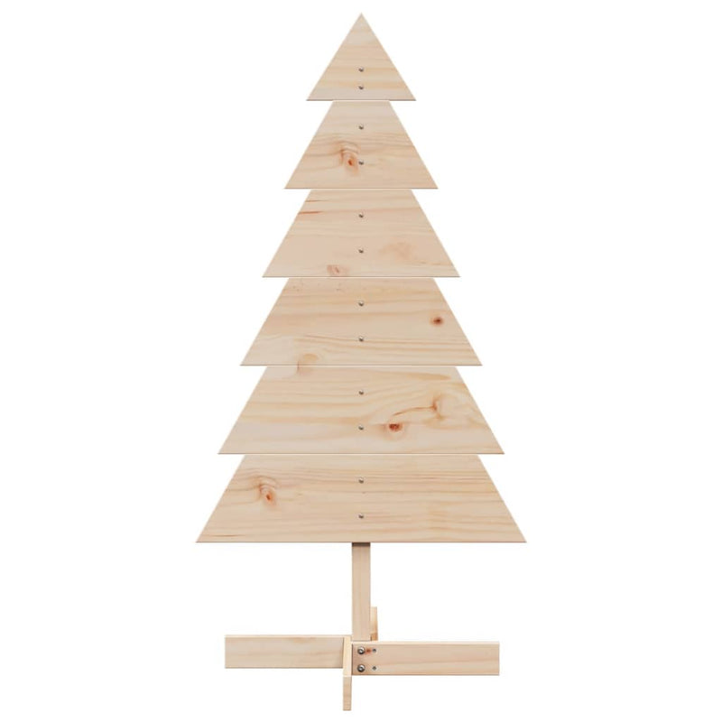 Load image into Gallery viewer, Vidaxl kerstdecoratie kerstboom 120 cm massief grenenhout
