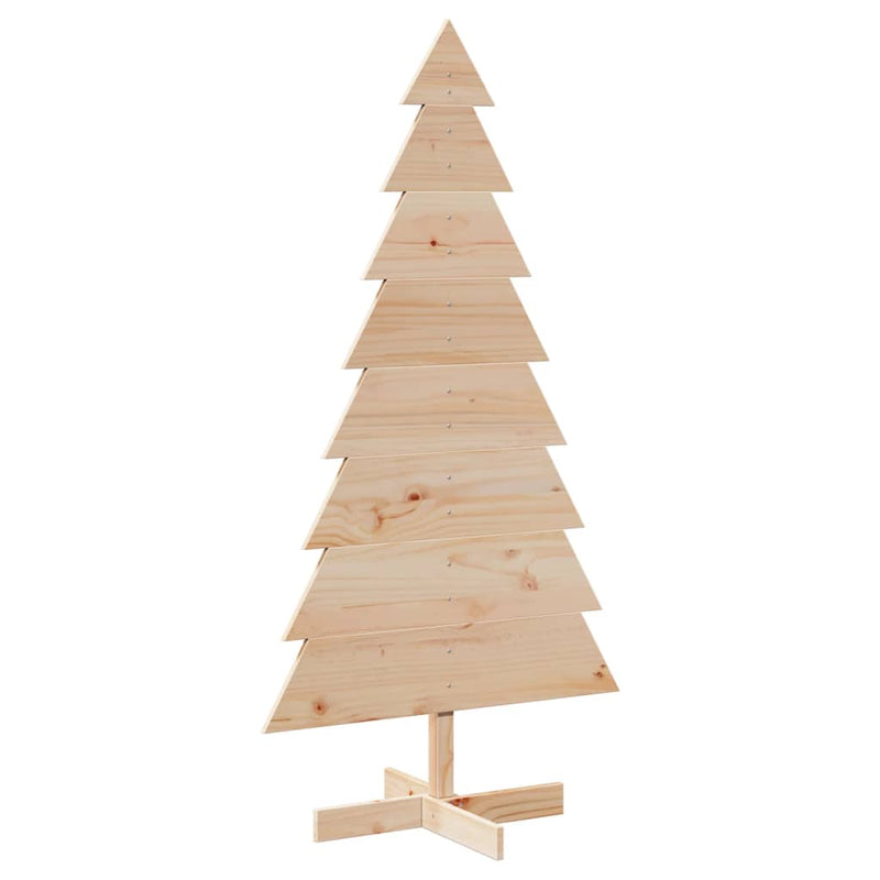 Load image into Gallery viewer, Vidaxl kerstdecoratie kerstboom 150 cm massief grenenhout
