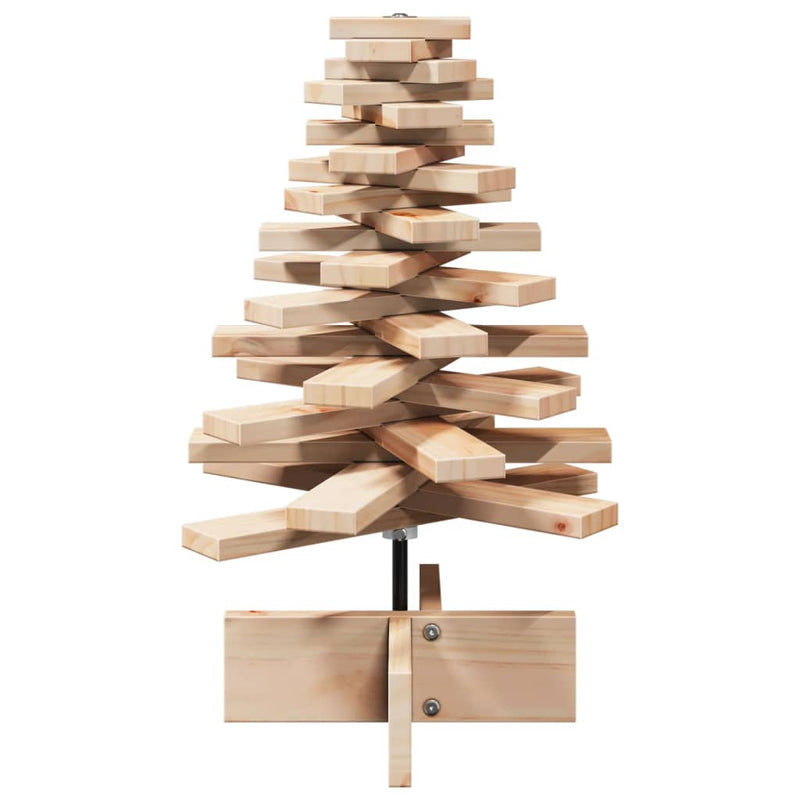 Load image into Gallery viewer, Vidaxl kerstdecoratie kerstboom 60 cm massief grenenhout
