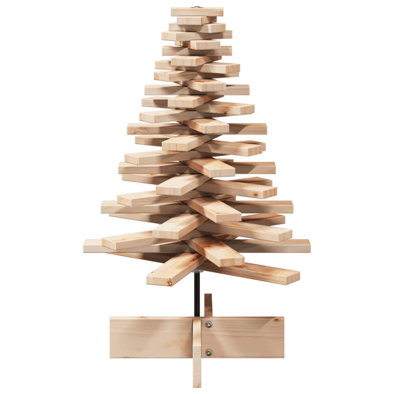 Load image into Gallery viewer, Vidaxl kerstdecoratie kerstboom 80 cm massief grenenhout
