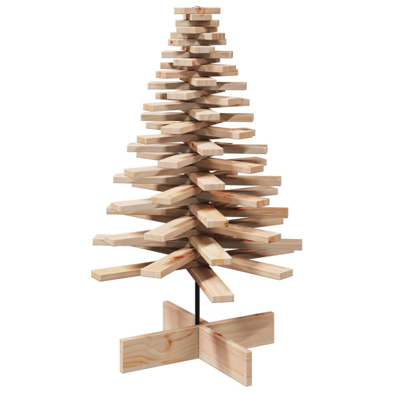 Load image into Gallery viewer, Vidaxl kerstdecoratie kerstboom 100 cm massief grenenhout
