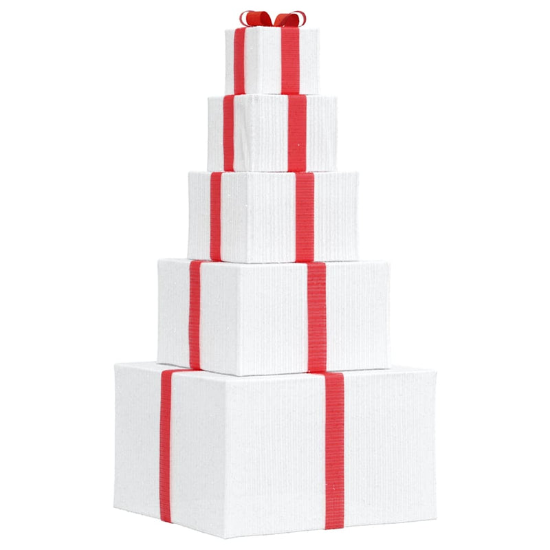 Load image into Gallery viewer, Vidaxl kerstdecoratie geschenkdoos 250 led's warm wit
