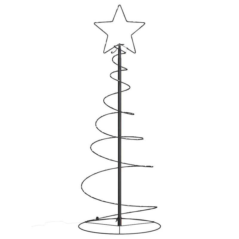Load image into Gallery viewer, Vidaxl led-kerstboom 80 leds warm wit 120 cm
