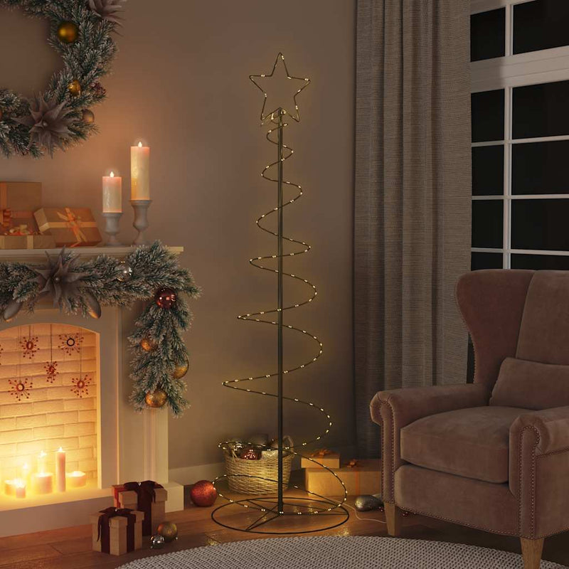 Load image into Gallery viewer, Vidaxl led-kerstboom 120 leds warm wit 180 cm
