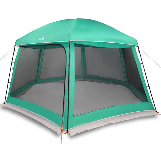 Vidaxl zwembadtent uitneembare buiten- gaaswanden 512x458 cm zeegroen