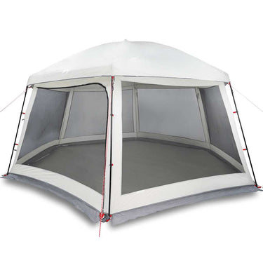 Vidaxl zwembadtent met uitneembare buiten- gaaswanden 512x458 cm grijs