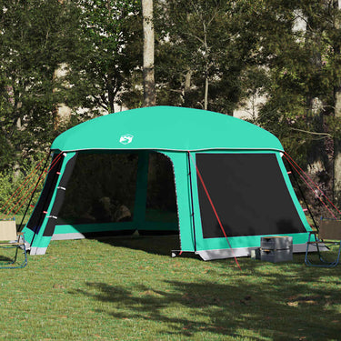 Vidaxl zwembadtent uitneembare buiten- gaaswanden 618x532 cm zeegroen