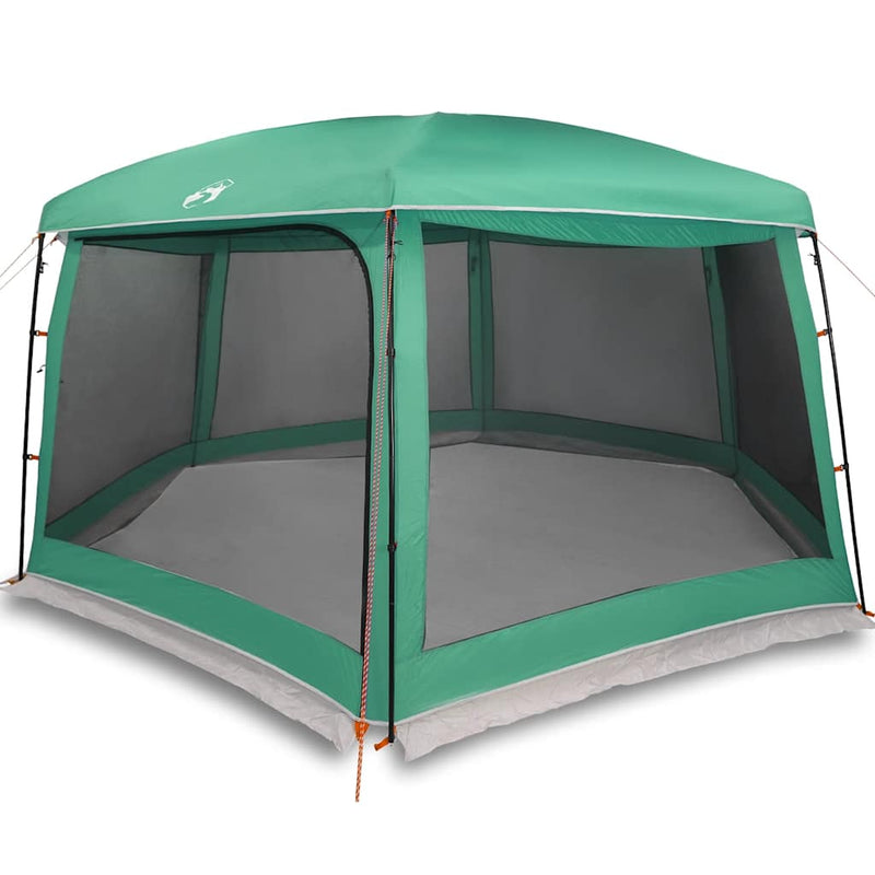 Load image into Gallery viewer, Vidaxl zwembadtent uitneembare buiten- gaaswanden 670x590 cm zeegroen
