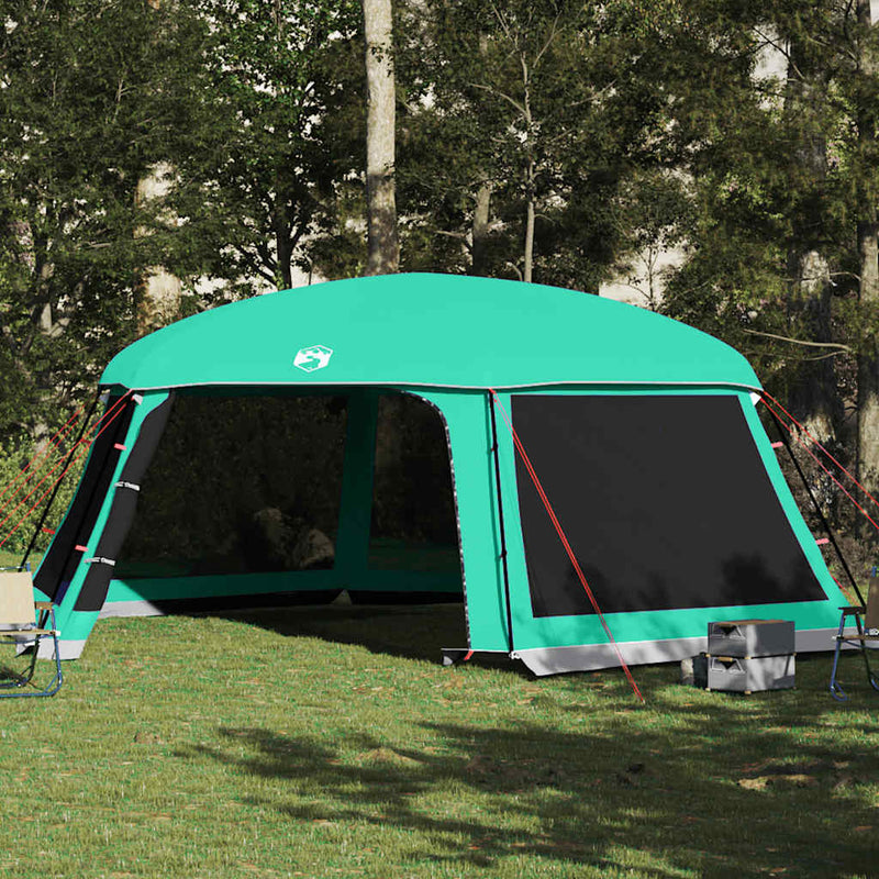 Load image into Gallery viewer, Vidaxl zwembadtent uitneembare buiten- gaaswanden 670x590 cm zeegroen
