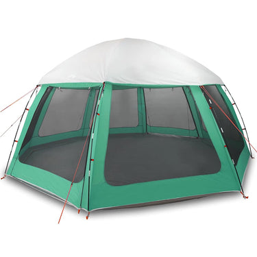Vidaxl zwembadtent uitneembare buiten- gaaswanden 510x510 cm zeegroen
