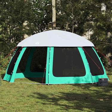 Vidaxl zwembadtent uitneembare buiten- gaaswanden 510x510 cm zeegroen
