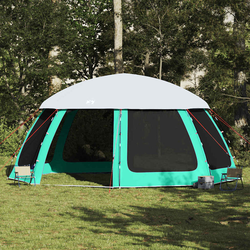 Load image into Gallery viewer, Vidaxl zwembadtent uitneembare buiten- gaaswanden 612x612 cm zeegroen
