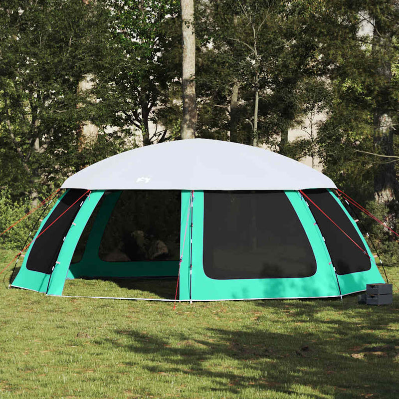 Load image into Gallery viewer, Vidaxl zwembadtent uitneembare buiten- gaaswanden 690x690 cm zeegroen
