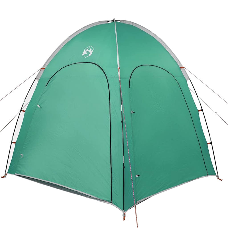 Load image into Gallery viewer, Vidaxl zwembad tent zeegroen 366 x 305 x 231 cm polyester en glasvezel
