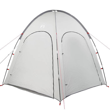 Vidaxl zwembad tent grijs 366 x 305 x 231 cm polyester en glasvezel