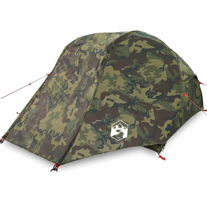 Load image into Gallery viewer, Vidaxl vistent 3-persoons camouflage waterdicht
