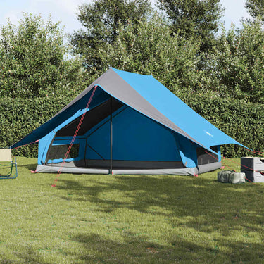 Vidaxl gezinstent met dak blauw en grijs 315 x 286 x 200 cm