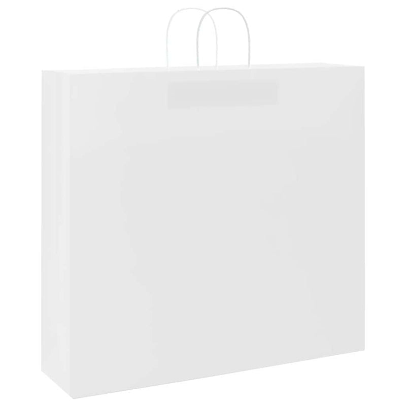 Load image into Gallery viewer, Vidaxl papieren zakken 250 st met hengsels 54x15x49 cm wit
