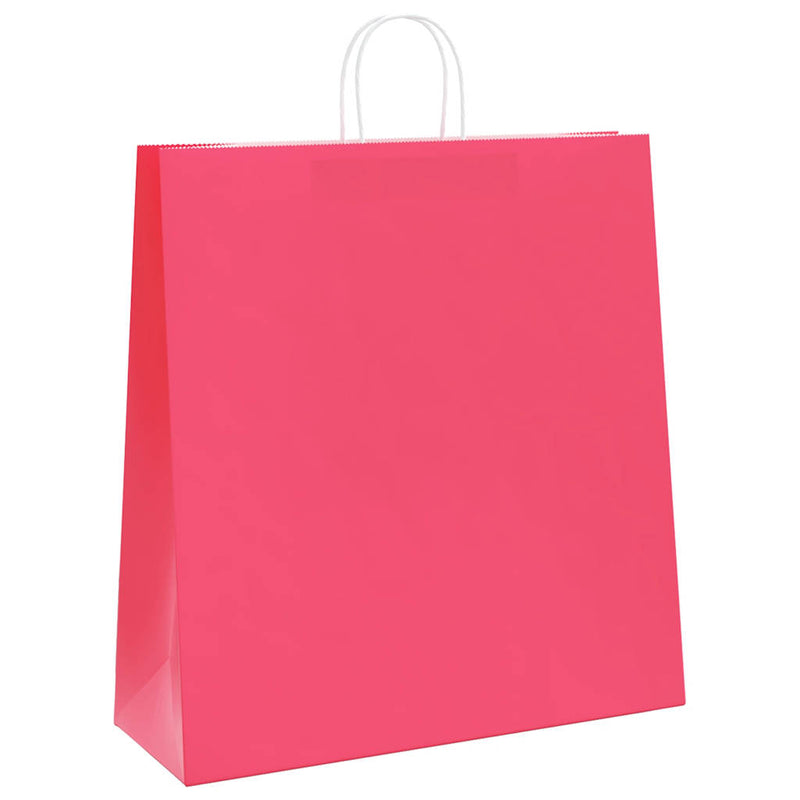 Load image into Gallery viewer, Vidaxl papieren zakken 50 st met hengsels 45x17x48 cm roze
