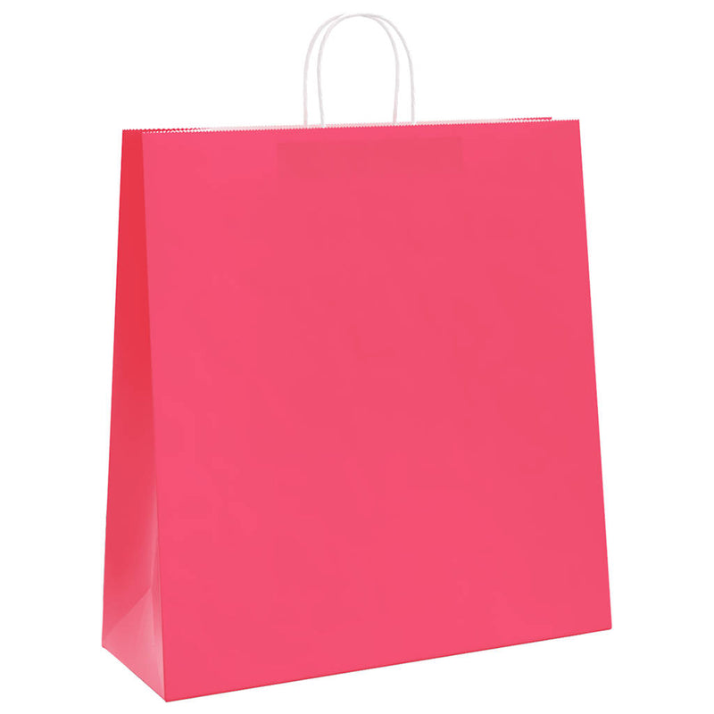 Load image into Gallery viewer, Vidaxl papieren zakken 250 st met hengsels 45x17x48 cm roze
