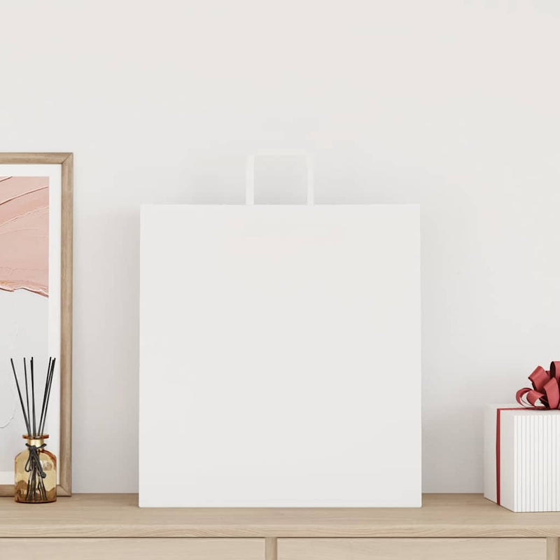 Load image into Gallery viewer, Vidaxl papieren zakken 250 st met hengsels 45x17x48 cm wit
