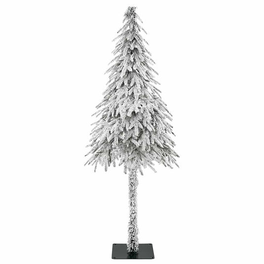 Vidaxl kunstkerstboom wit 86 x 86 x 210 cm polyethyleen en metaal