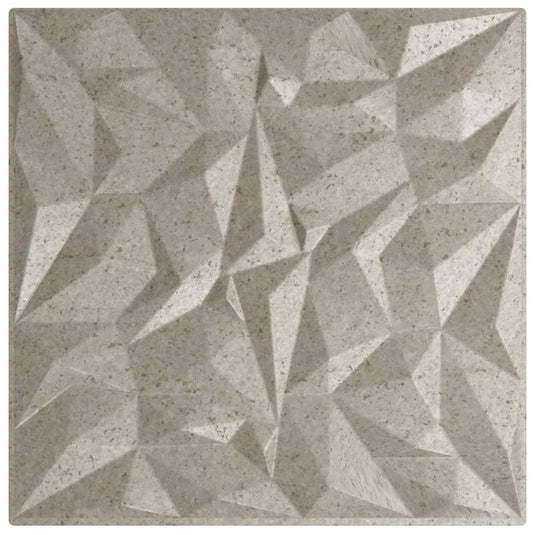 Vidaxl 48 st wandpanelen amethist 12 m² 50x50 cm xps beton