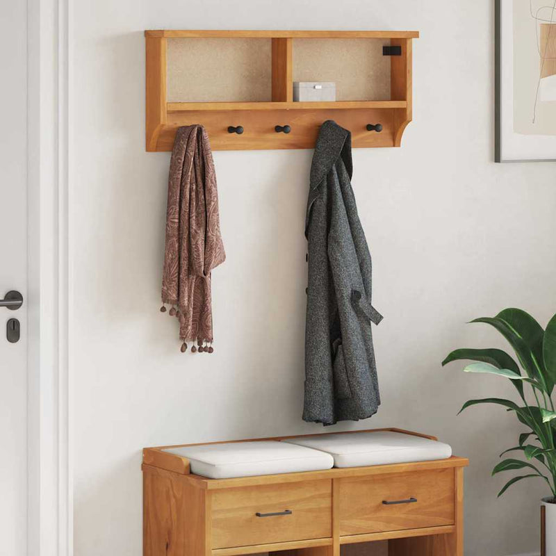 Load image into Gallery viewer, Vidaxl wandkapstok sandnes 87x12x35 cm massief grenenhout

