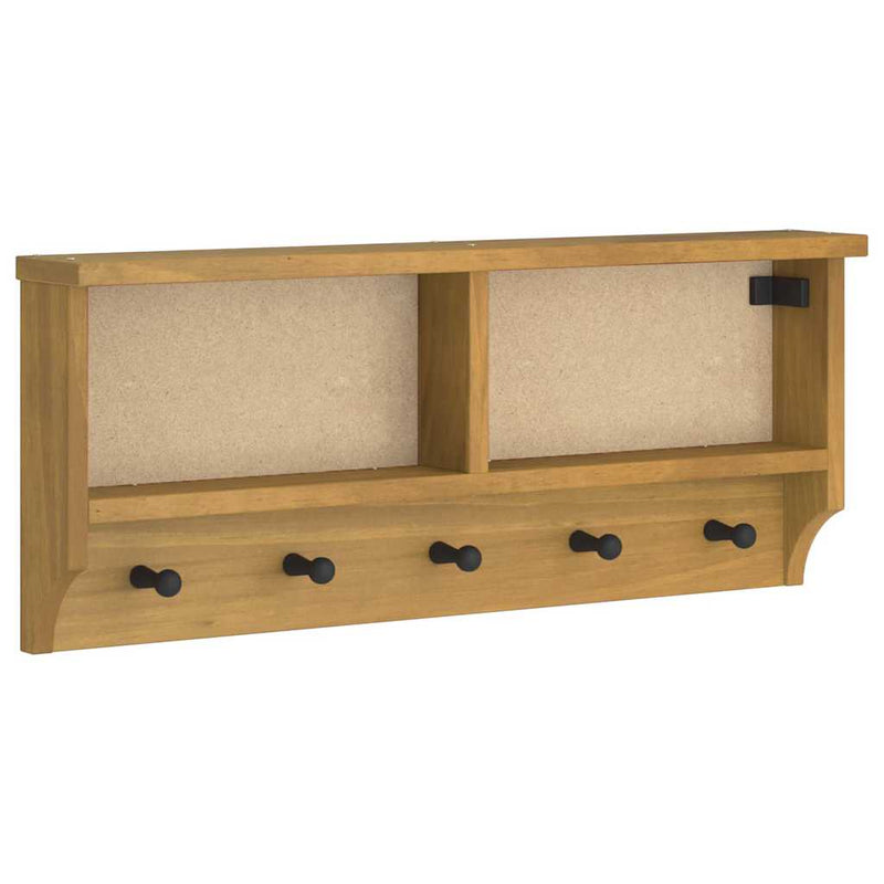 Load image into Gallery viewer, Vidaxl wandkapstok sandnes 87x12x35 cm massief grenenhout
