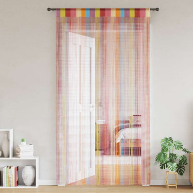 Vidaxl koordgordijnen 2 st veelkleurig 140x250 cm