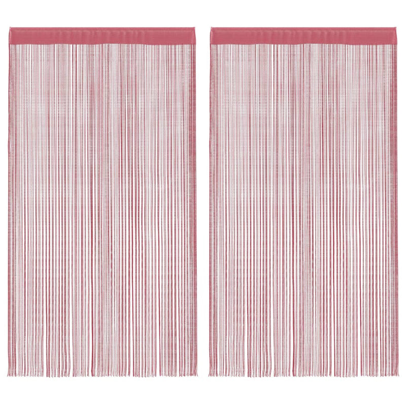 Load image into Gallery viewer, Vidaxl koordgordijnen 2 st 140x250 cm roze
