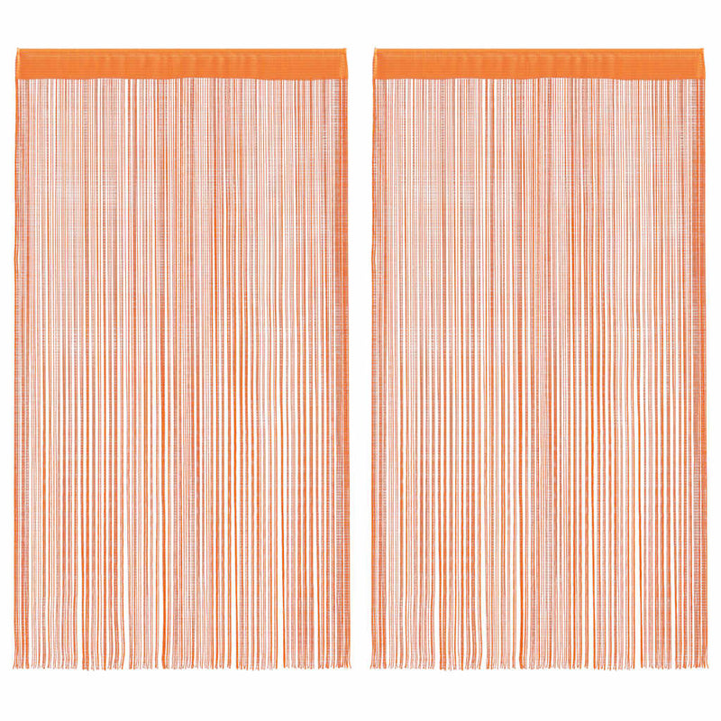 Load image into Gallery viewer, Vidaxl koordgordijnen 2 st 140x250 cm oranje
