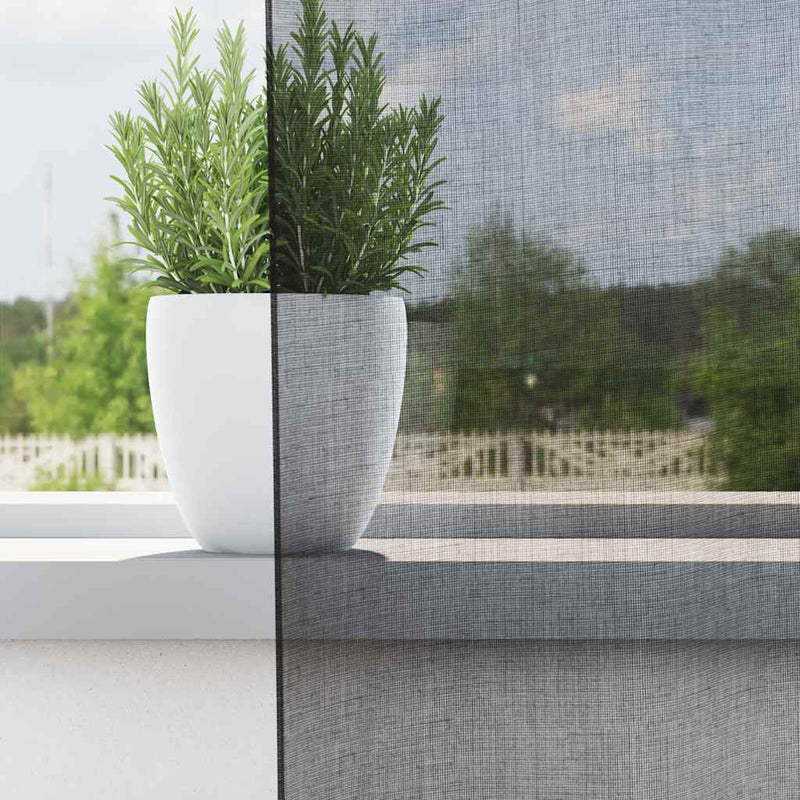 Load image into Gallery viewer, Vidaxl gordijnen voile met doorvoertules 2 st 140x300 cm zwart
