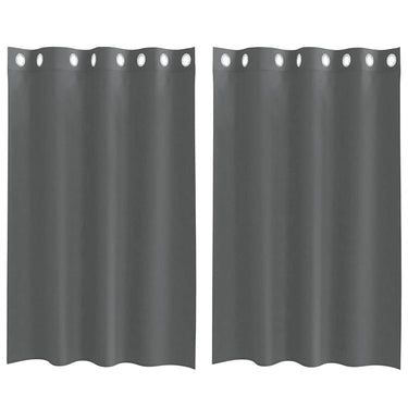 Vidaxl gordijnen voile met doorvoertules 2 st 140x175 cm donkergrijs