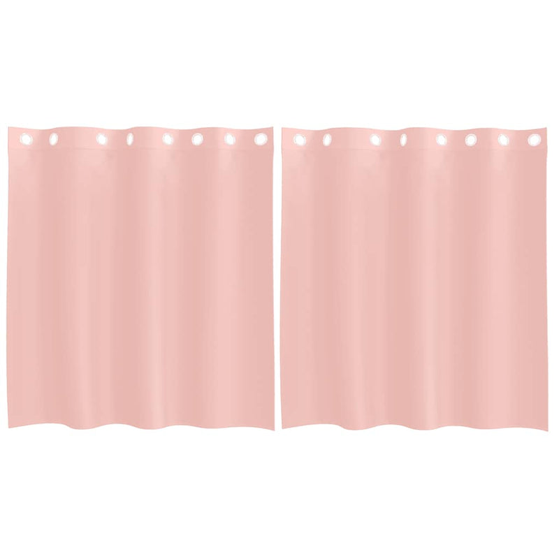 Load image into Gallery viewer, Vidaxl gordijnen voile met doorvoertules 2 st 140x140 cm roze
