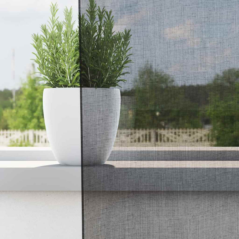 Load image into Gallery viewer, Vidaxl gordijnen voile met roedezakken 2 st zwart
