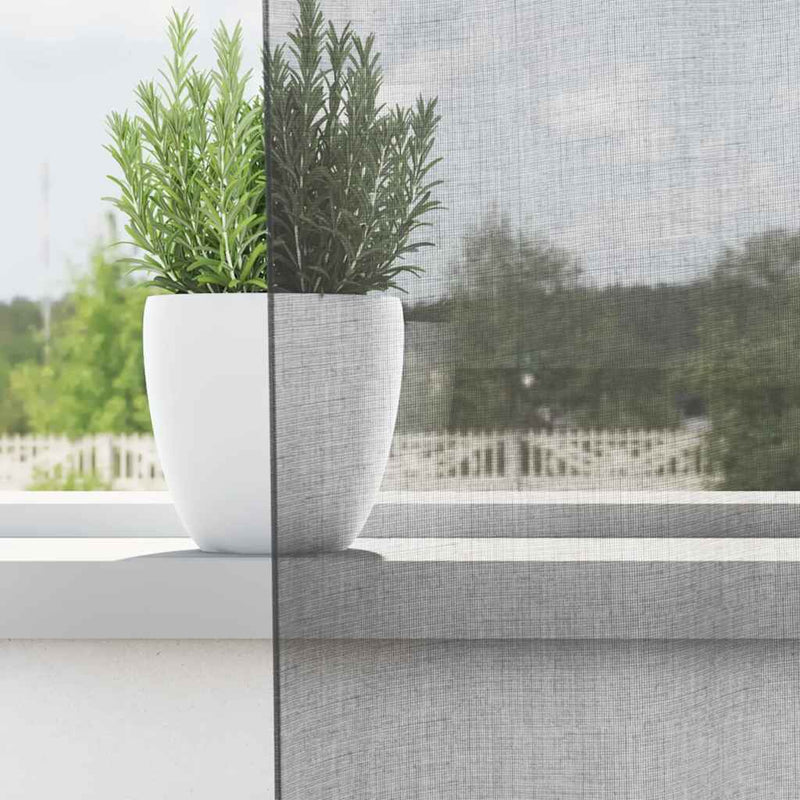 Load image into Gallery viewer, Vidaxl gordijnen voile met roedezakken 2 st donkergrijs
