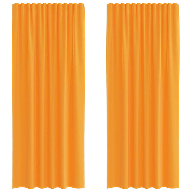 Load image into Gallery viewer, Vidaxl gordijnen voile met roedezakken 2 st oranje
