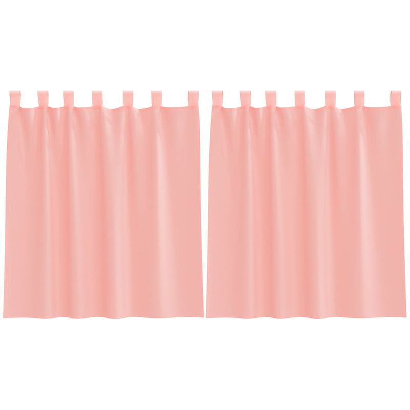 Load image into Gallery viewer, Vidaxl gordijnen voile met roedezakken 2 st roze
