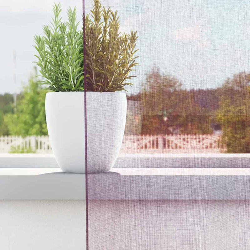 Load image into Gallery viewer, Vidaxl gordijnen voile met roedezakken 2 st paars

