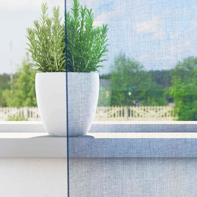 Load image into Gallery viewer, Vidaxl gordijnen voile met roedezakken 2 st koningsblauw
