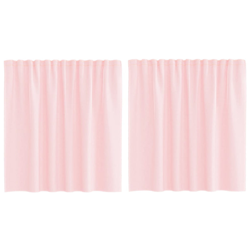 Load image into Gallery viewer, Vidaxl gordijnen voile met lussen 2 st 140x140 cm lichtroze
