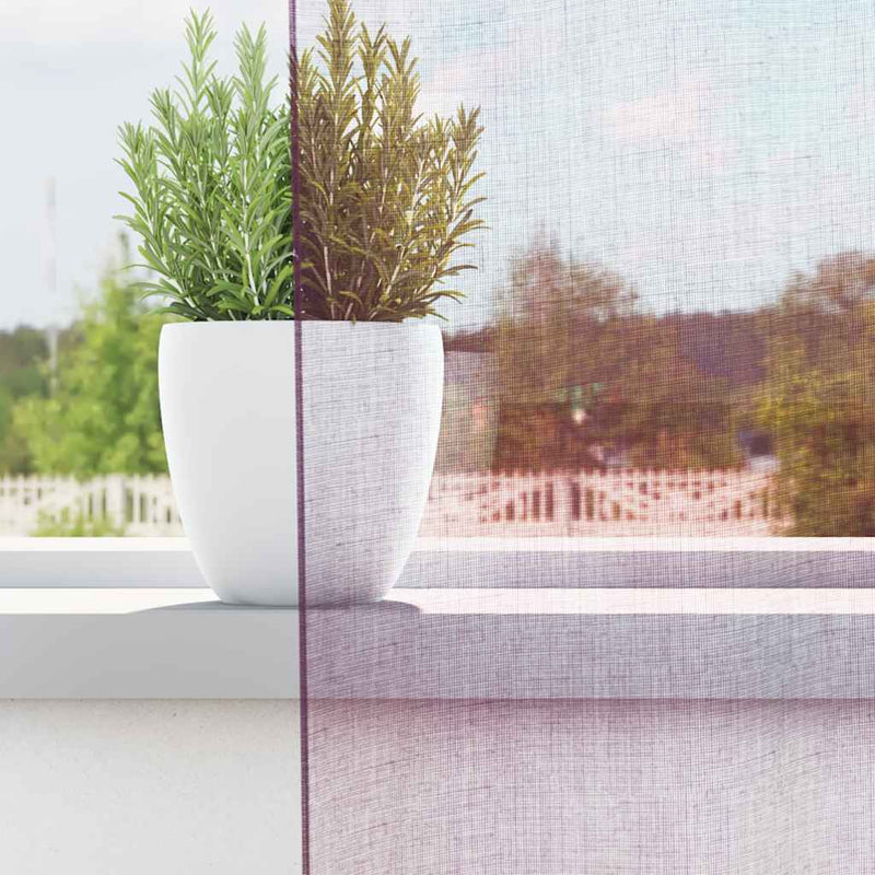 Load image into Gallery viewer, Vidaxl gordijnen met lussen 2 st paars 140x140 cm
