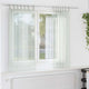Vidaxl gordijnen voile met lussen 2 st 140x140 cm lichtgrijs