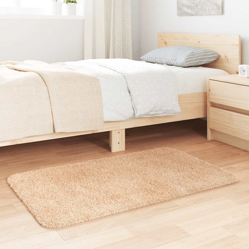 Load image into Gallery viewer, Vidaxl hoogpolig vloerkleed navarra 60x100 cm polyester beige
