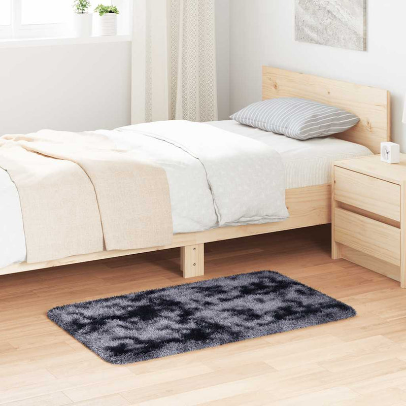 Load image into Gallery viewer, Vidaxl hoogpolig vloerkleed navarra 60x100 cm polyester donkergrijs
