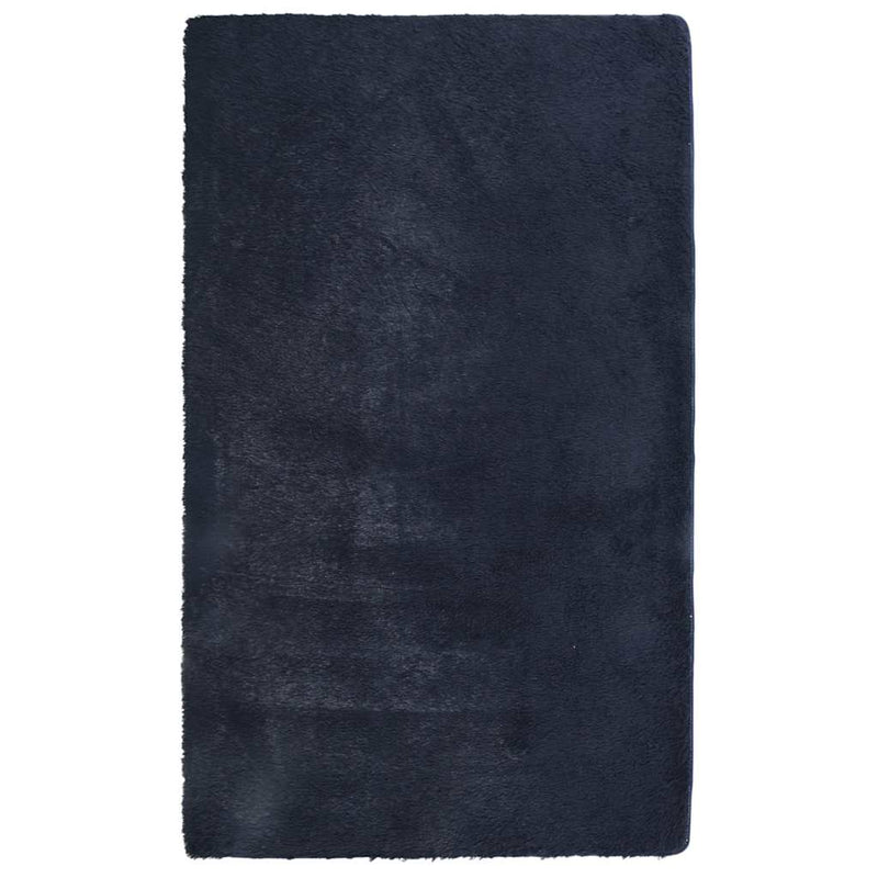 Load image into Gallery viewer, Vidaxl hoogpolig vloerkleed navarra 60x100 cm polyester marineblauw

